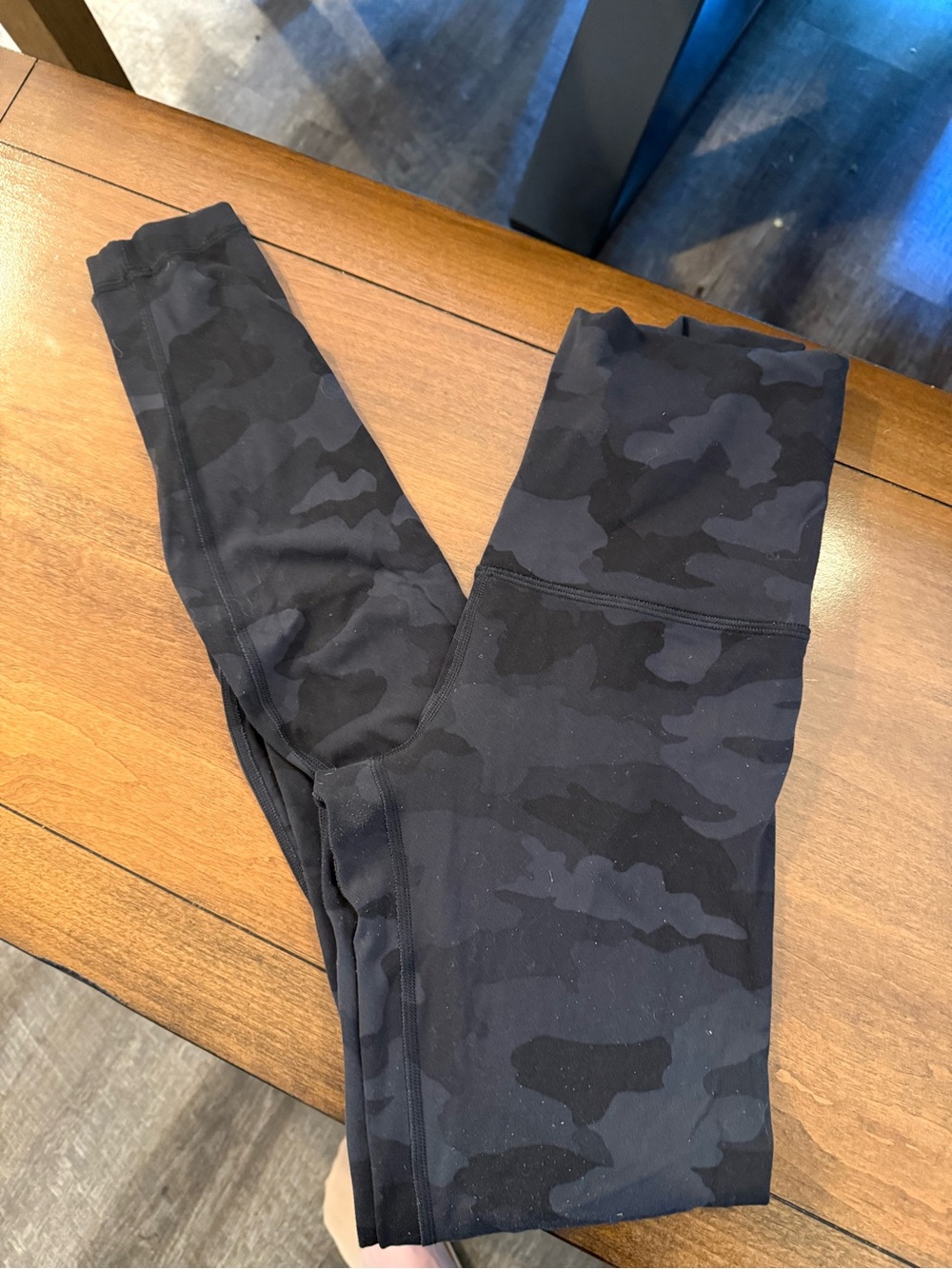 lululemon athletica Black Camo Leggings Full length